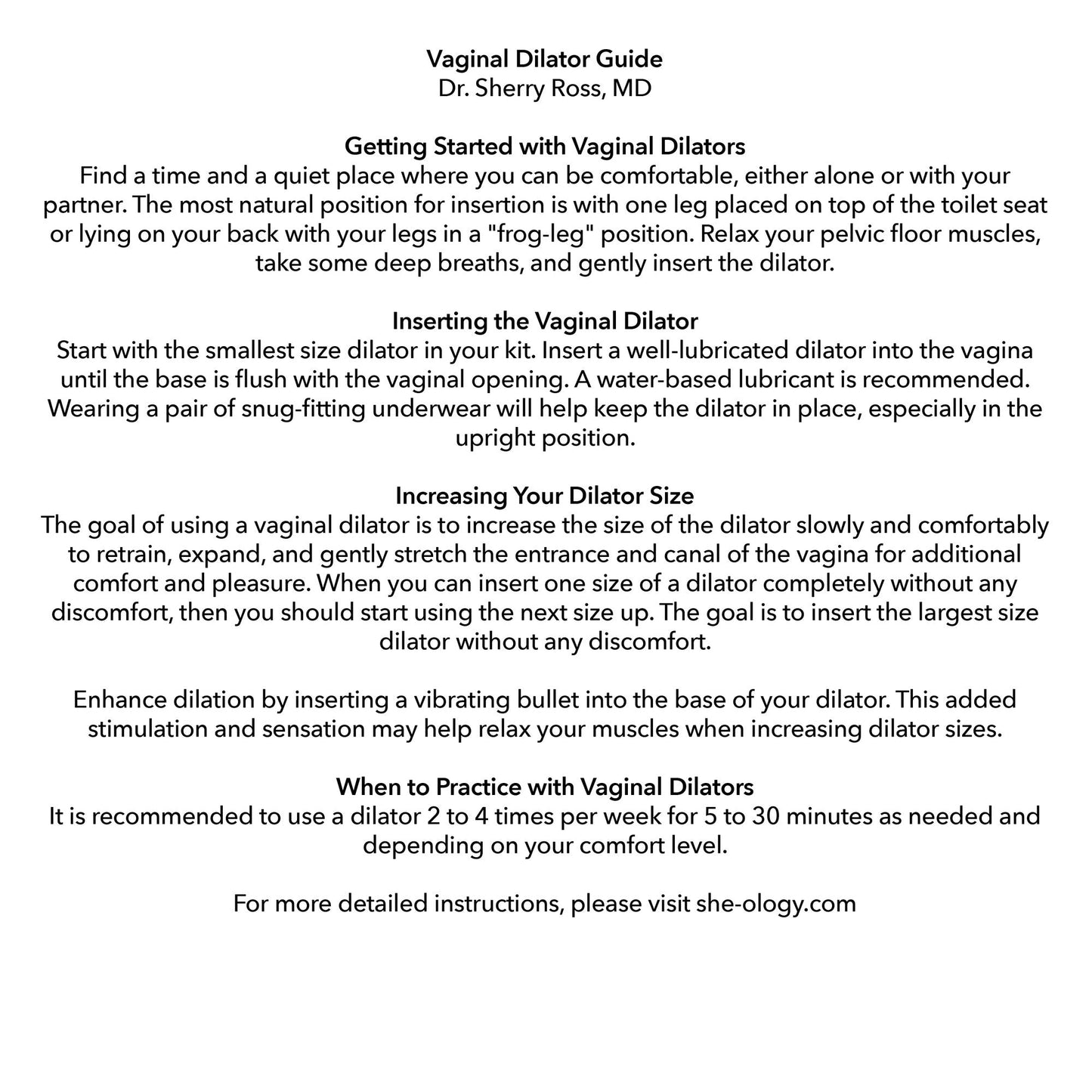 Advanced Wearable Vaginal Dilators