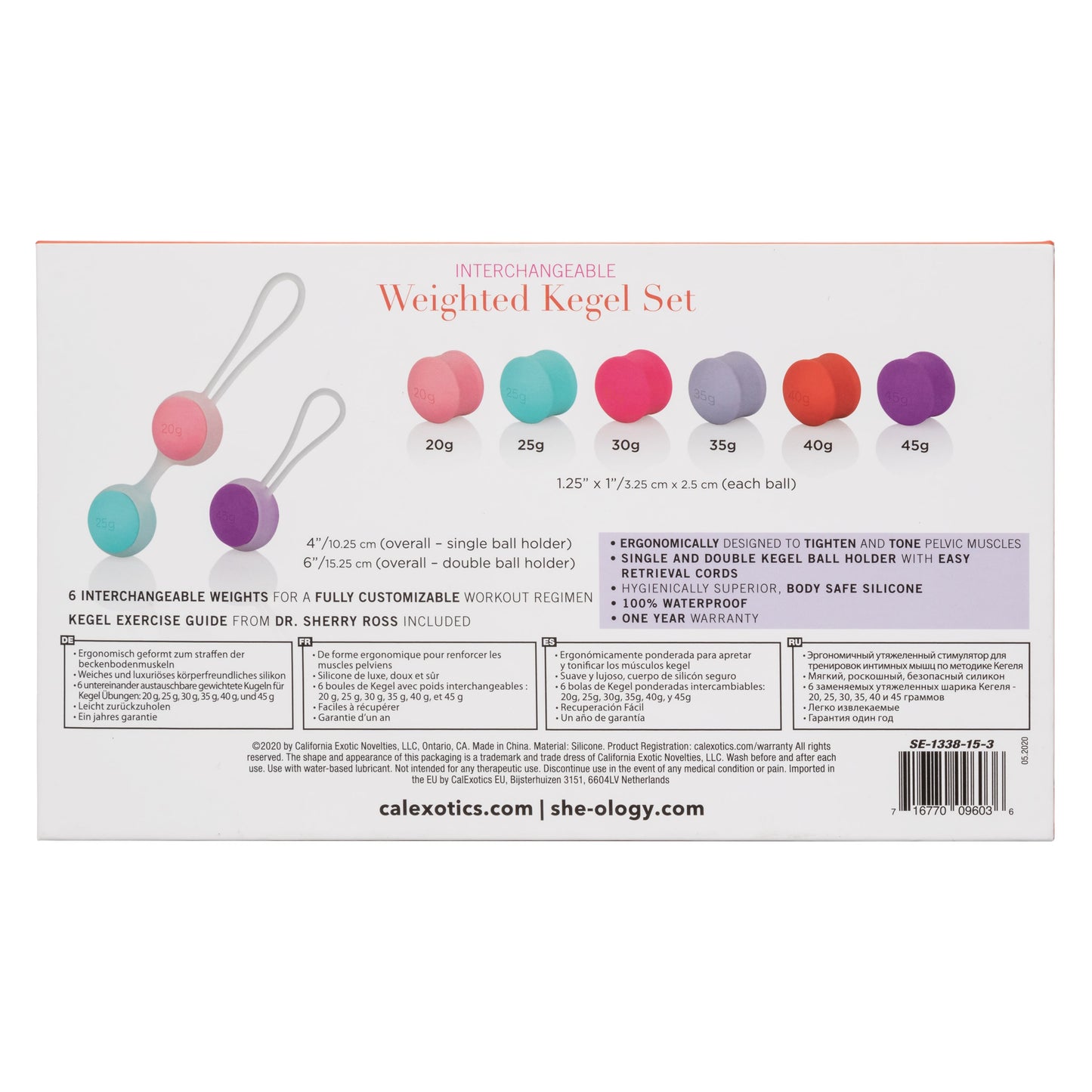 she-ology Interchangeable Kegel Set
