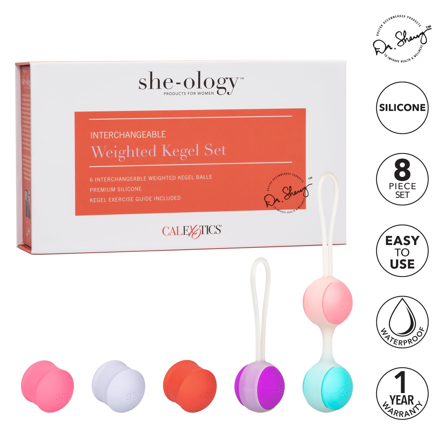 she-ology Interchangeable Kegel Set