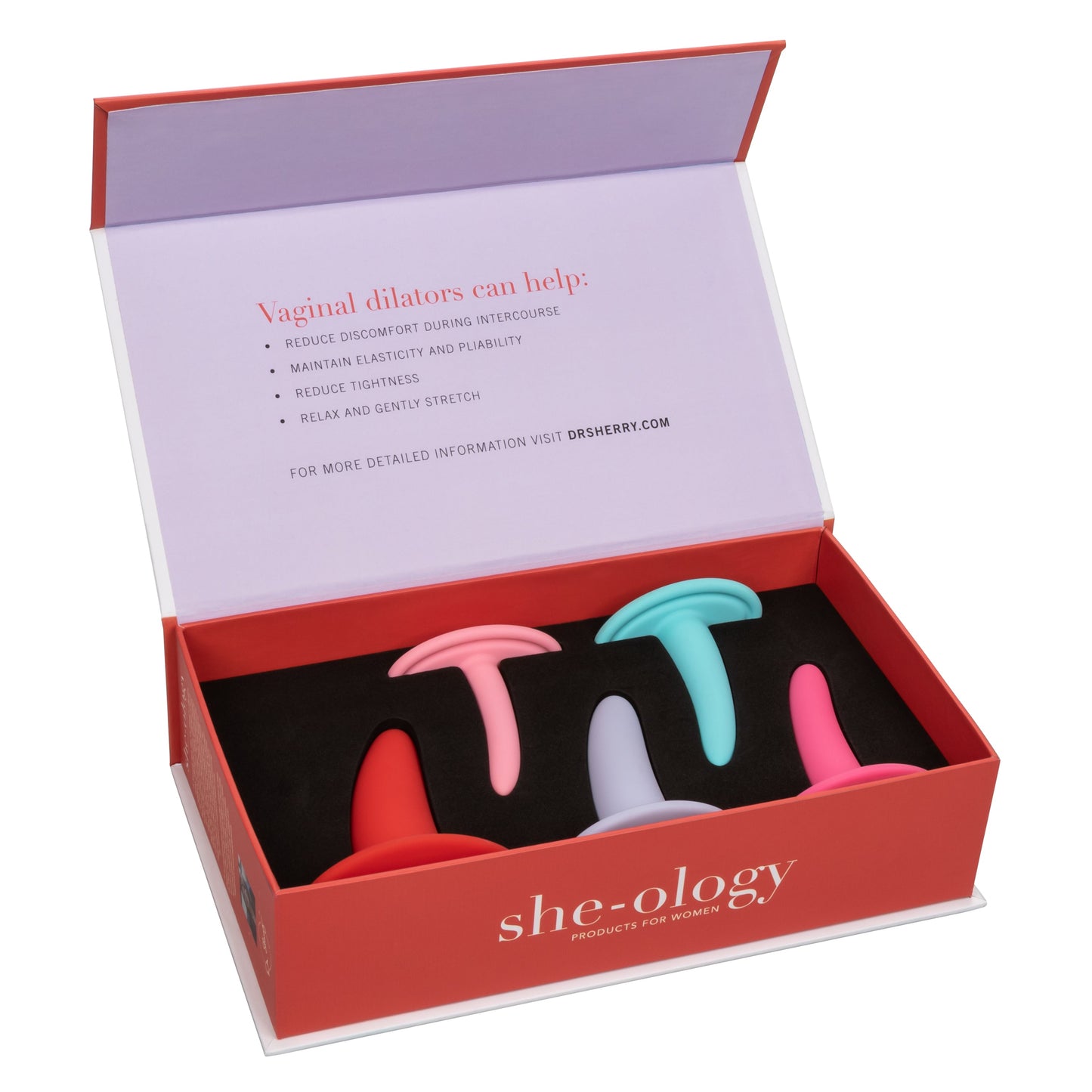 she-ology™ 5-piece Wearable Vaginal Dilator Set