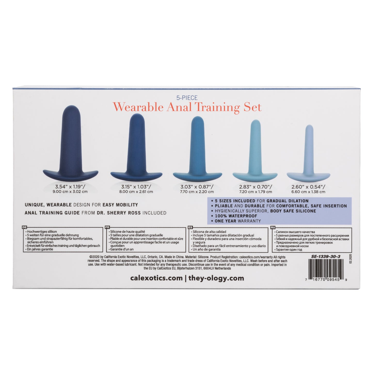 They-ology™ 5 piece Wearable Anal Trainer
